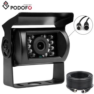 Камера заднього виду Podofo K0069A2P, для грузових авто, кабель 4pin, IP68, 120°