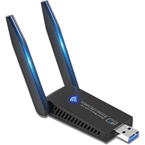 Двохдіапазонний USB Wi-Fi адаптер 2.4/5GHz Addap UWA-05 | бездротова мережева карта 1300 Mbps