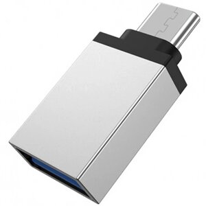 OTG адаптер USB 3.0 Female на Type-C Male, перехідник для смартфона/ноутбука Addap UA2C-01, 5 Гбіт/с