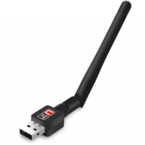USB Wi-Fi мережевий адаптер зі зйомною антеною Addap UWA-02 | 2,4 ГГц, 150 Мбіт/с