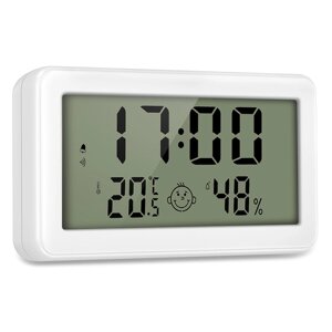 Цифровий термометр - гігрометр UChef CX-1206 з будильником / годинником / календарем / індикатором комфорту