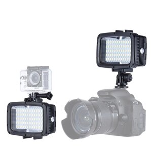 Светодиодный накамерный свет для фотоаппарата, телефона Andoer SL-101 | Водонепроницаемая LED панель для GoPro