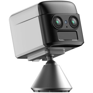 Бездротова 4G міні камера відеоспостереження Camsoy S70G, з подвійною лінзою та датчиком руху, 3 Мп, 1080P, iOS/Android