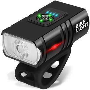 Акумуляторний велосипедний ліхтар із мигалкою Bike Light BK-01 Pro XPE | Велофара на кермо