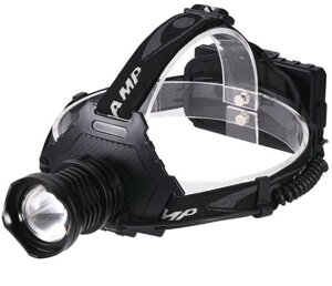 Яскравий світлодіодний налобний ліхтар X-Balog BL-T70-P90, з оптичним зумом і функцією Powerbank