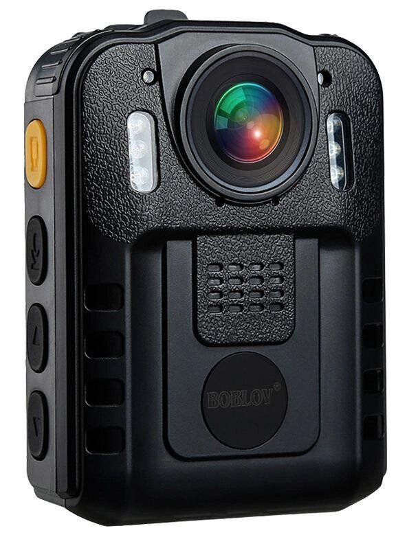 Поліцейський відеореєстратор нагрудний Boblov WN9, боді камера, FullHD 1080P, 8 годин запису від компанії Гаджет Гік - Магазин гаджетів - фото 1