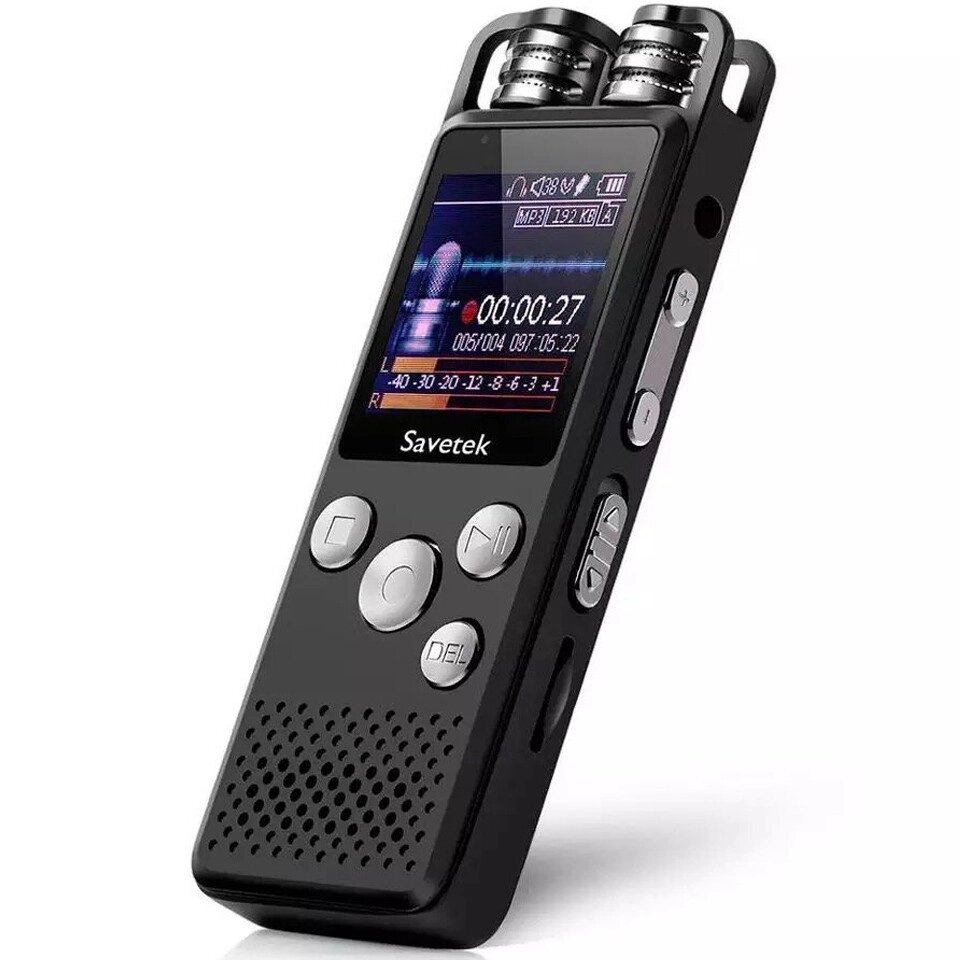 Професійний цифровий диктофон Savetek GS-R07, 8 Гб пам'яті, стерео, SD до 64 Гб від компанії Гаджет Гік - Магазин гаджетів - фото 1