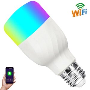 Умная светодиодная WiFi LED лампочка USmart Bulb-01w, смарт-лампа с поддержкой Tuya, Android/iOS