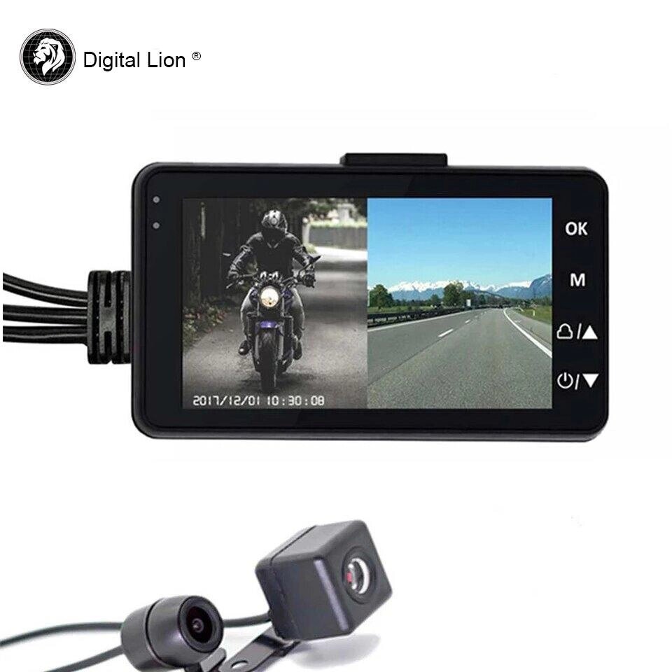 Видеорегистратор для мотоцикла с двумя камерами Digital Lion SE330, HD, 120 градусов ##от компании## Гаджет Гік - Магазин гаджетів - ##фото## 1