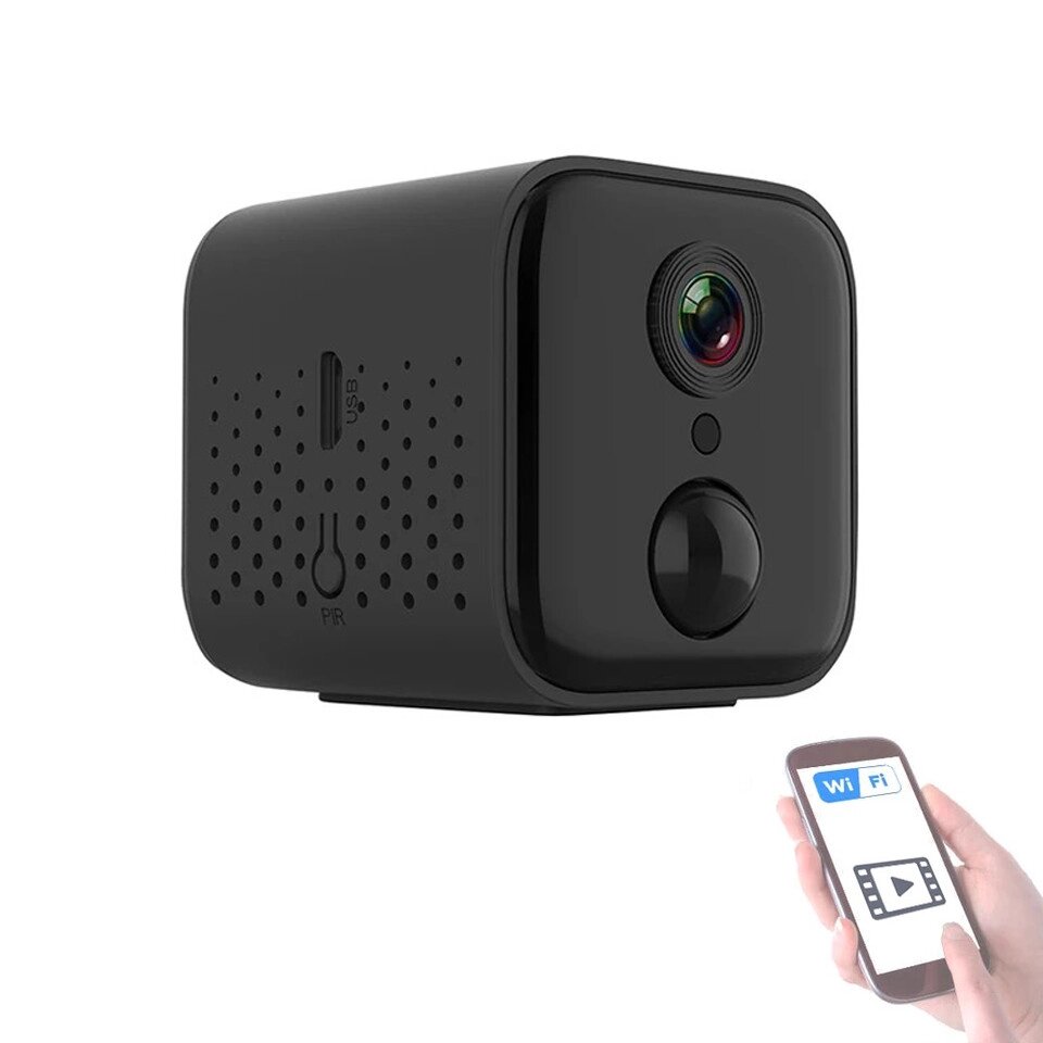 Wi-Fi міні камера Wsdcam A21 з роботою до 90 днів і датчиком руху, FullHD 1080P від компанії Гаджет Гік - Магазин гаджетів - фото 1