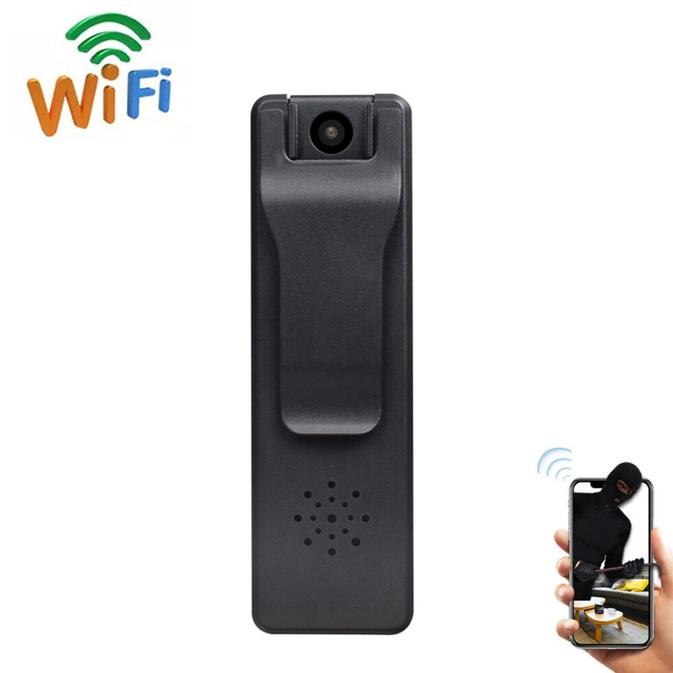 WiFi боді камера Digital Lion RD03 з поворотним об'єктивом та нічним баченням, міні, 1080P від компанії Гаджет Гік - Магазин гаджетів - фото 1