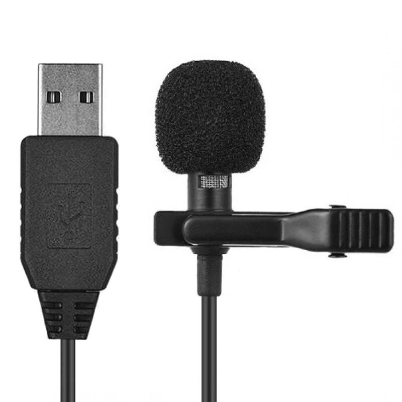 Якісний петличний мікрофон Andoer EY-510 USB, петличка для ноутбука, компютера, ПК від компанії Гаджет Гік - Магазин гаджетів - фото 1