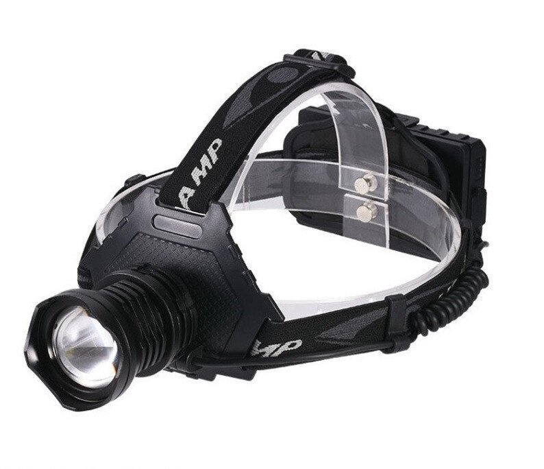 Яскравий налобний світлодіодний ліхтар X-Balog BL-T70-P70, з оптичним зумом і функцією Powerbank від компанії Гаджет Гік - Магазин гаджетів - фото 1