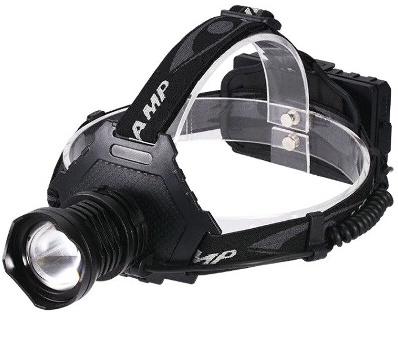 Яскравий світлодіодний налобний ліхтар X-Balog BL-T70-P90, з оптичним зумом і функцією Powerbank від компанії Гаджет Гік - Магазин гаджетів - фото 1