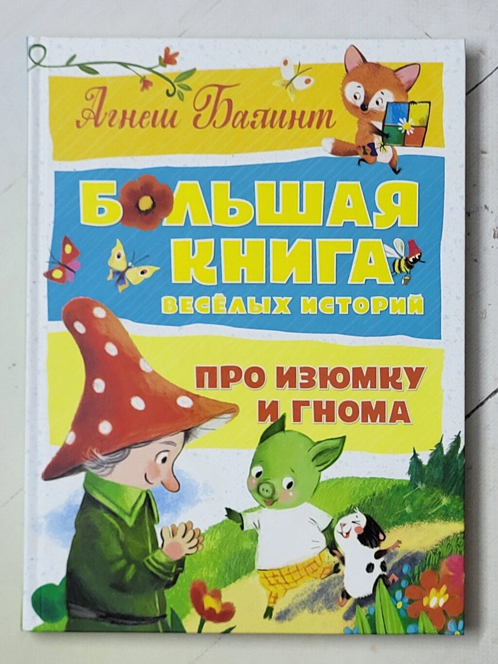 Агнеш Балінт "Велика книга веселих історій. Про Родзинки та Гном" від компанії ФОП Роменський Р, Ю. - фото 1