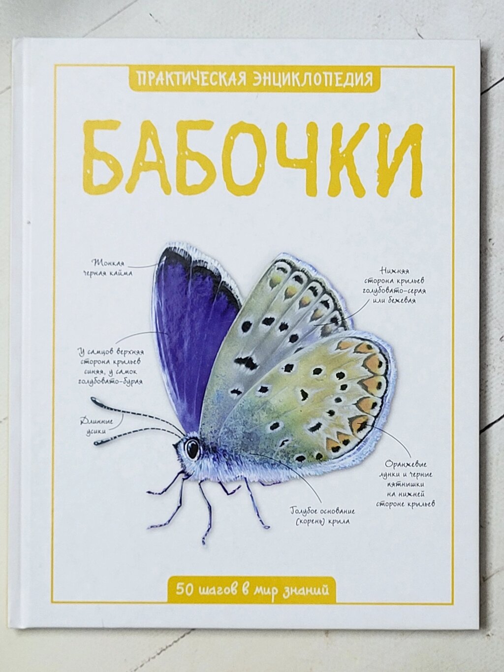 Камілла де ла Бедуайєр "Метелики. 50 кроків у світ знань" Практична енциклопедія від компанії ФОП Роменський Р, Ю. - фото 1