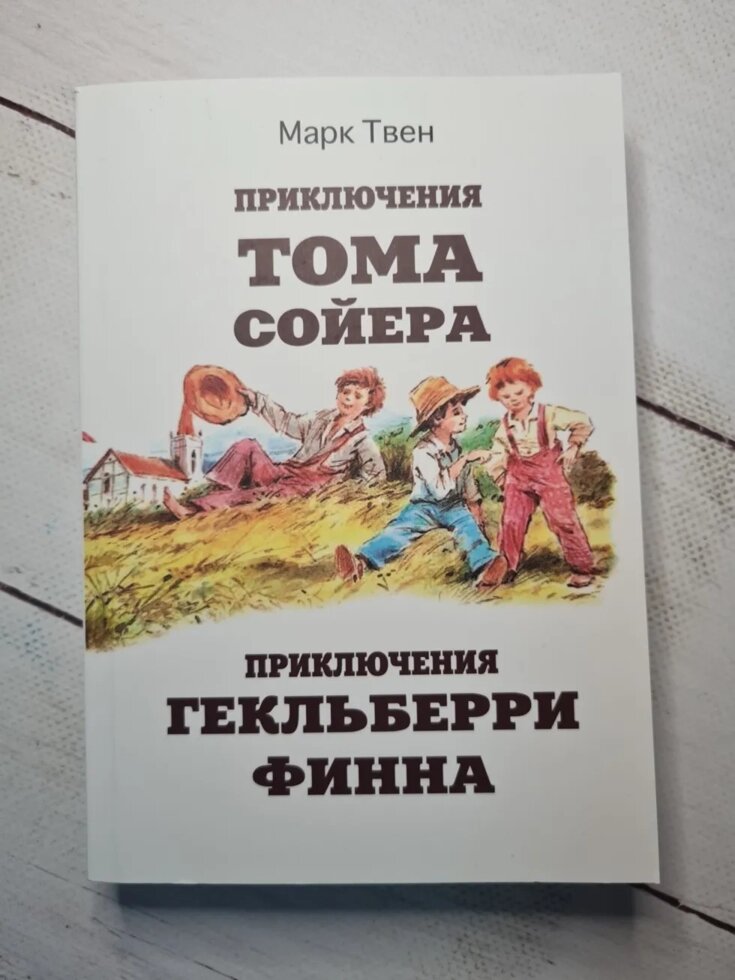 Марк Твен "Пригоди Тома Сойєра. Пригоди Гекльберрі Фінна" (м'яка обл) від компанії ФОП Роменський Р, Ю. - фото 1