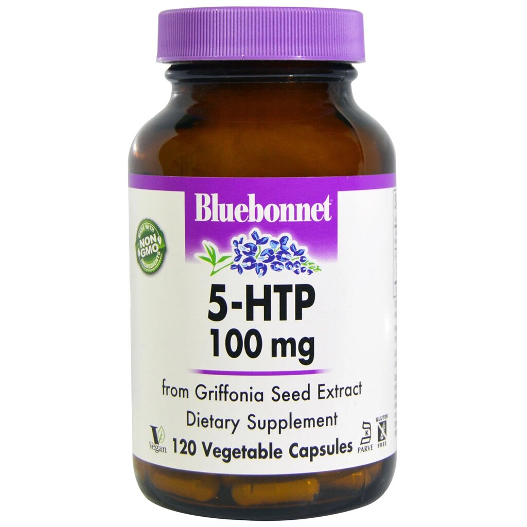 5-HTP (Гідрокситриптофан) 100мг Bluebonnet Nutrition 120 капсул від компанії Придбай - фото 1