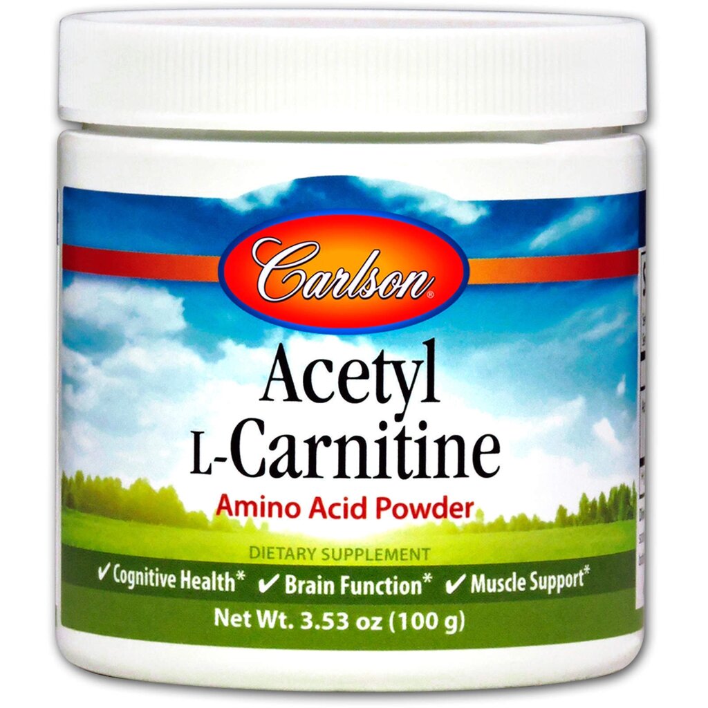 Ацетил карнітин Acetyl-L-Carnitine Carlson Labs порошок амінокислоти 100 г від компанії Придбай - фото 1