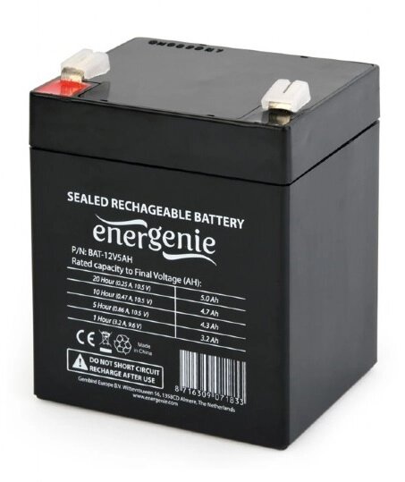 Акумуляторна батарея EnerGenie 12V 5AH (BAT-12V5AH) від компанії Придбай - фото 1