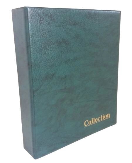 Альбом для монет і банкнот набірної Collection 225 х 265 х 30 мм Зелений (hub_x1cxzf) від компанії Придбай - фото 1