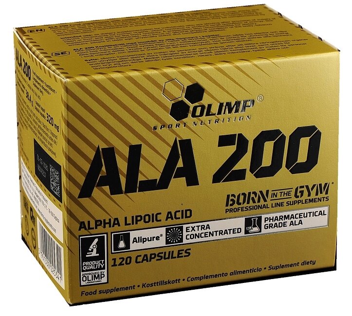 Альфа-ліпоєва кислота для спорту Olimp Nutrition ALA 200 120 Caps від компанії Придбай - фото 1