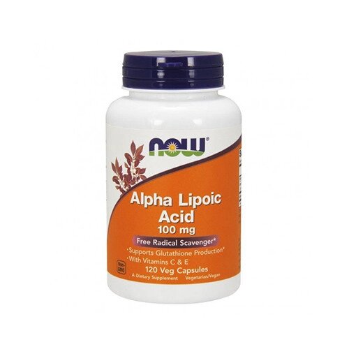 Альфа-ліпоєва кислота Now Foods Alpha Lipoic Acid 100мг 120 капсул від компанії Придбай - фото 1