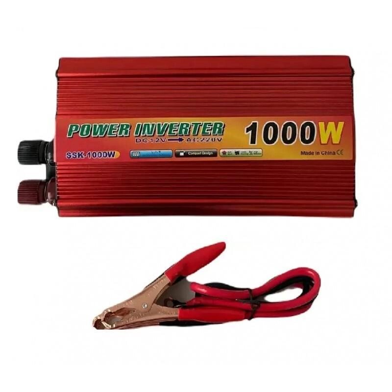 Автомобільний інвертор OPT-TOP Power Inverter 12-220 1000W 12V UN-3054 (1758042349) від компанії Придбай - фото 1