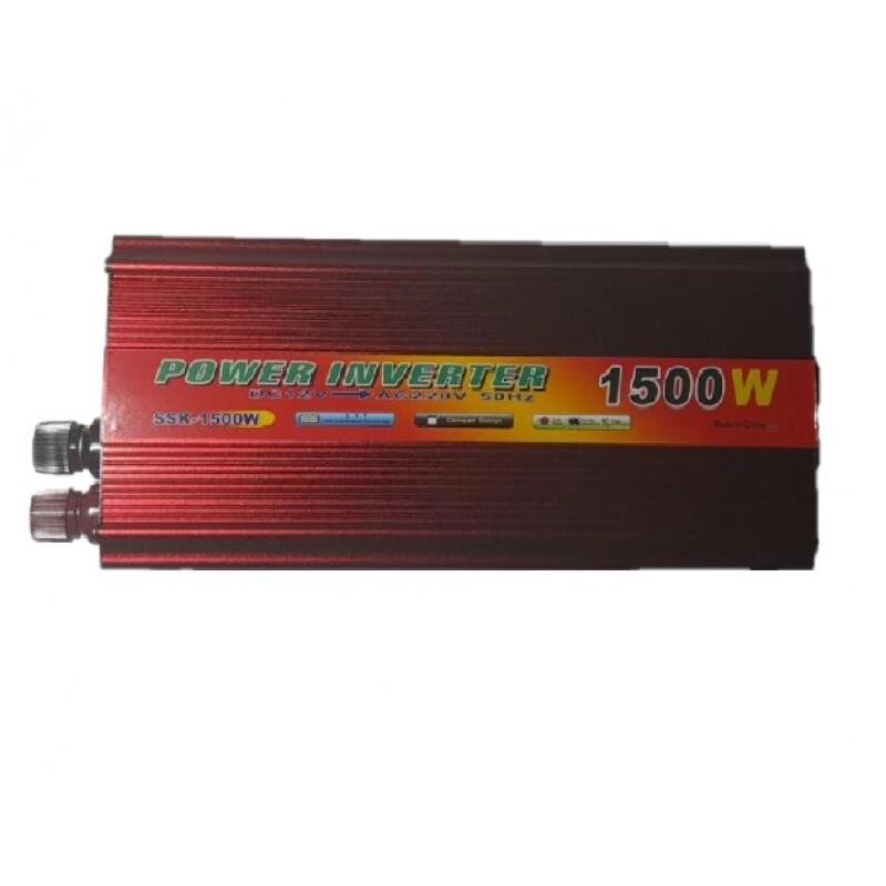 Автомобільний інвертор OPT-TOP Power Inverter 12-220 1500W 12V UN-3056 (1758640576) від компанії Придбай - фото 1