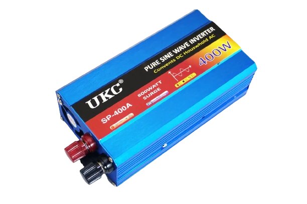 Автомобільний інвертор UKC AC/DC 12v 400W чистий синус (1762662708) від компанії Придбай - фото 1