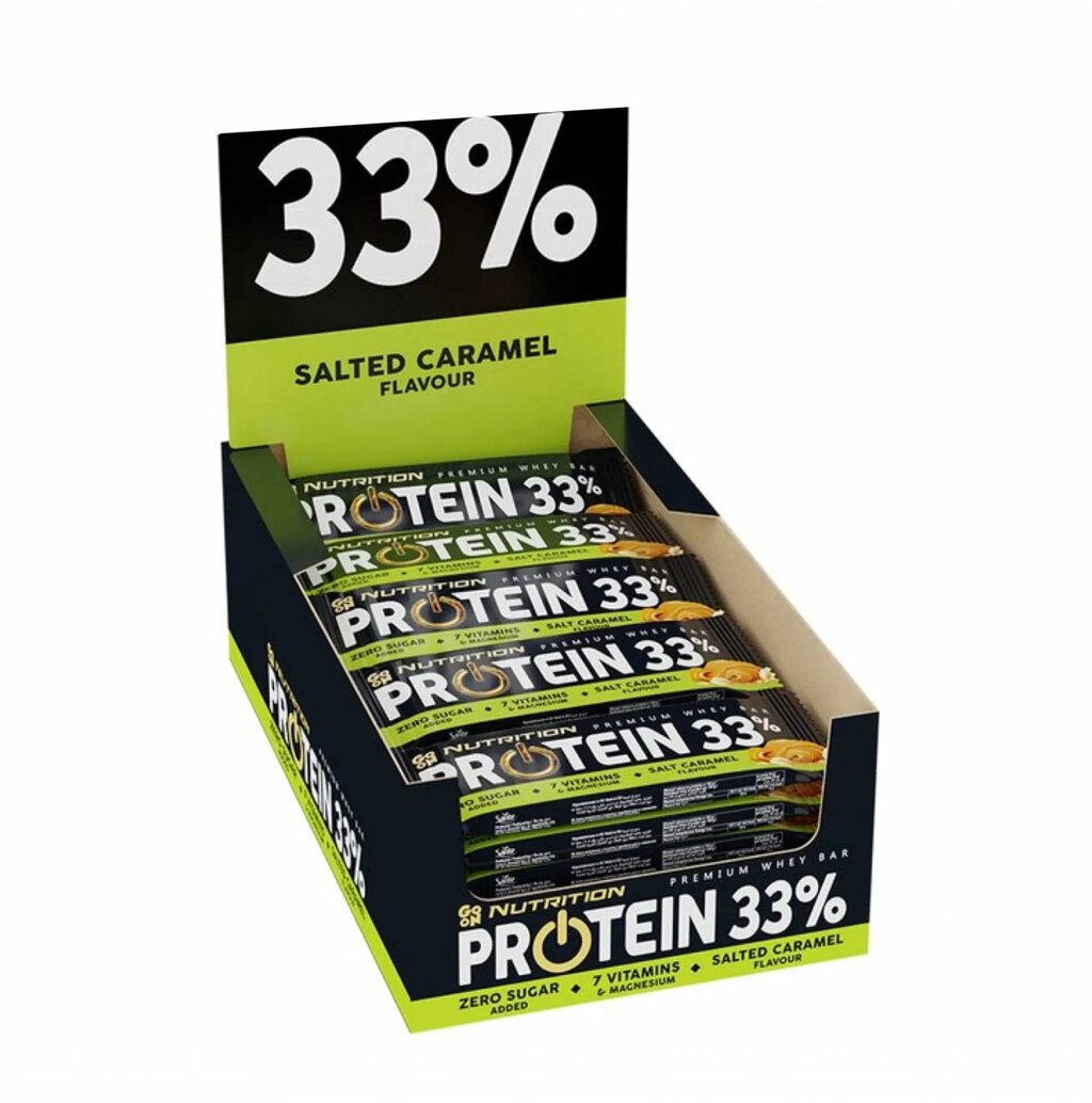 Батончики протеїновий Go On Nutrition Protein 33% Bar 25x50g (1086-2022-09-0284) від компанії Придбай - фото 1