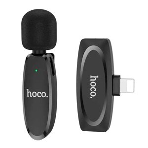 Бездротовий цифровий петличний мікрофон hoco. L15 2.4G 15M iPhone