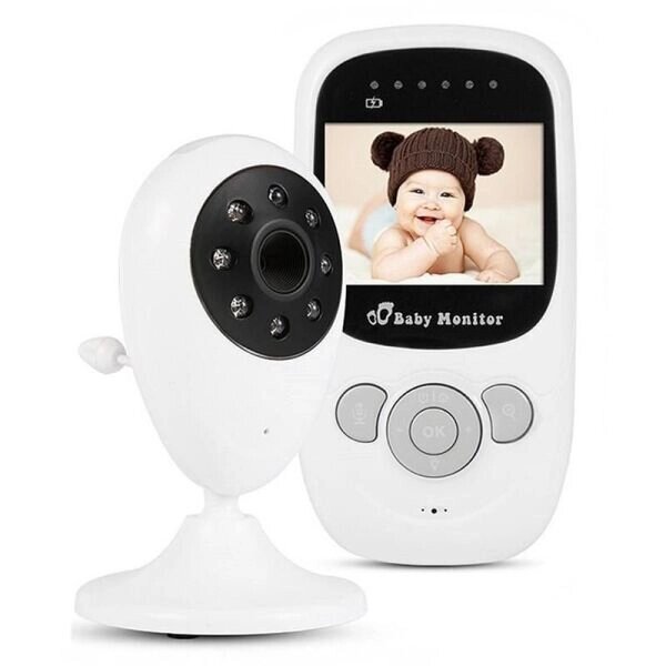 Бездротова відеоняня з датчиком температури Baby monitor SP880 Білий (100169) від компанії Придбай - фото 1