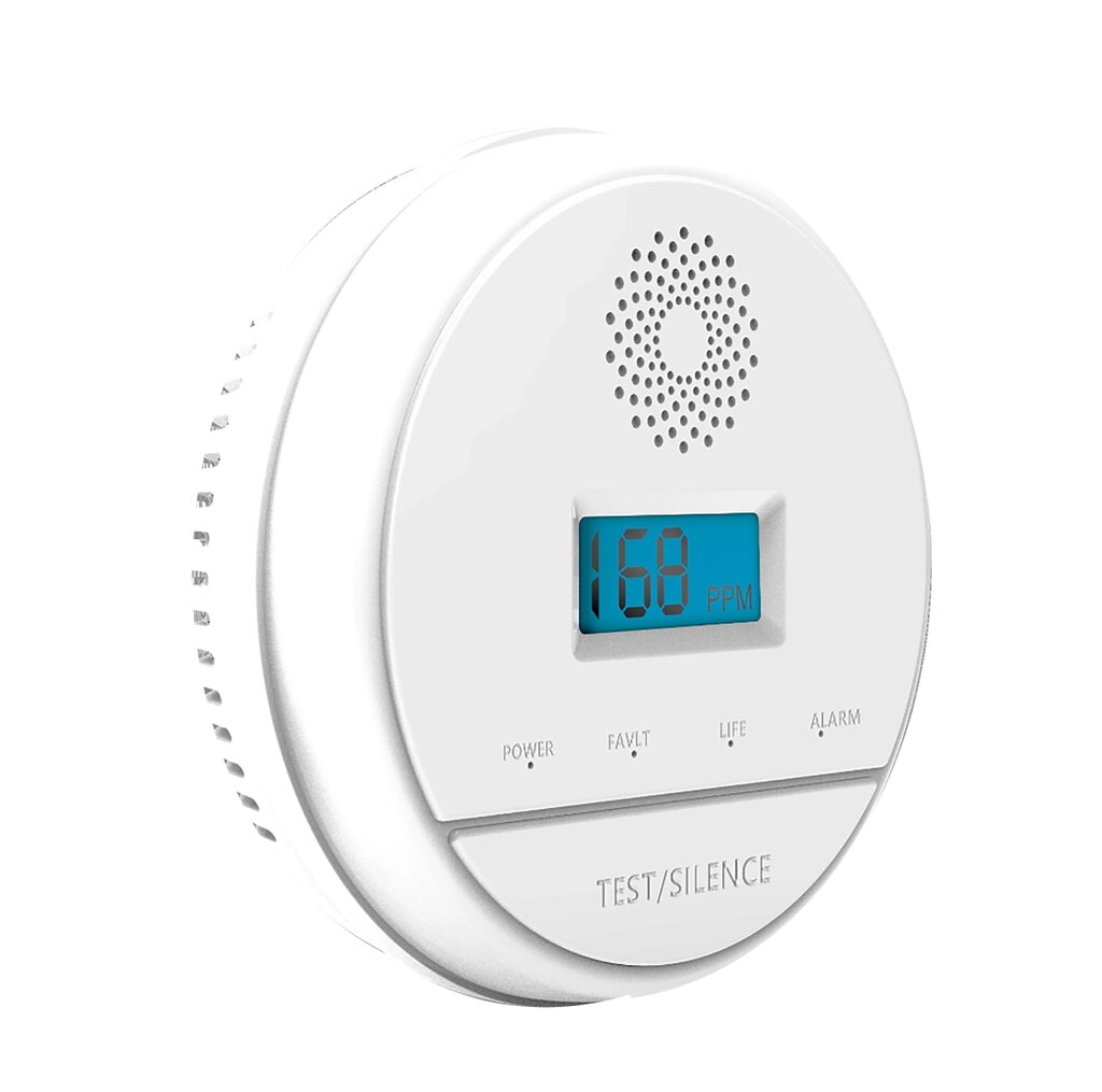 Бездротовий детектор чадного газу із сигналізацією для дому SUNROZ Smart Alarm System Білий від компанії Придбай - фото 1