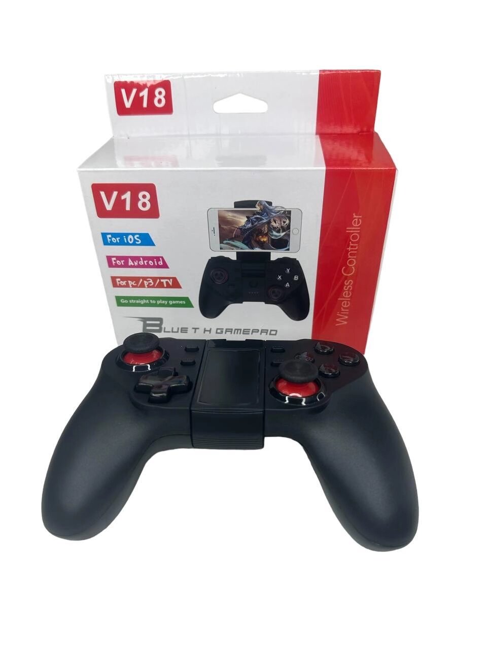 Бездротовий геймпад No Brand V18 Gamepad VA-018 чорний (1964838481) від компанії Придбай - фото 1