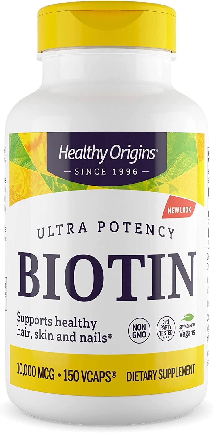 Біотин Healthy Origins Biotin Ultra Potency 10000 mcg 150 Veg Caps від компанії Придбай - фото 1