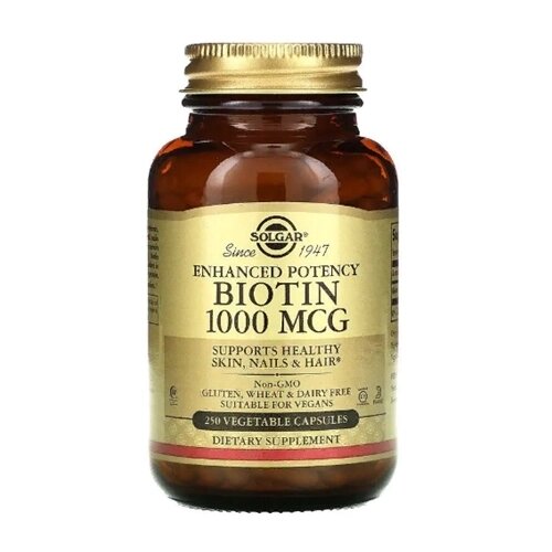 Біотин Solgar Biotin 1000 mcg 250 Veg Caps від компанії Придбай - фото 1