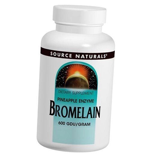 Бромелайн Bromelain 500 Source Naturals 60вегтаб (69355002) від компанії Придбай - фото 1