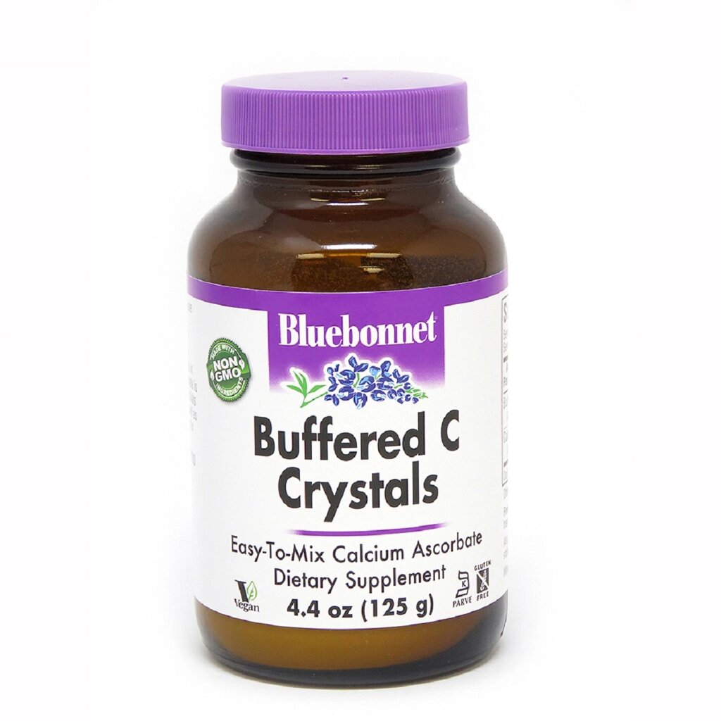 Буферизований Вітамін С у Кристалах, Buffered C Crystals, Bluebonnet Nutrition, 4.4 унції від компанії Придбай - фото 1