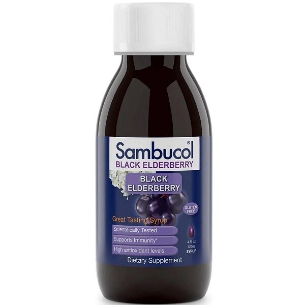 Бузина Sambucol Black Elderberry 120 ml /12 servings/ від компанії Придбай - фото 1