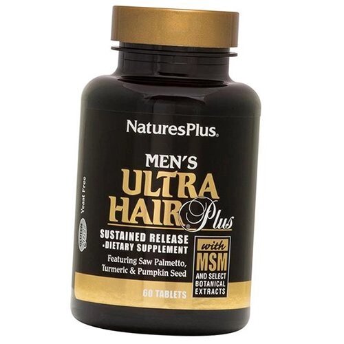 Чоловічі Вітаміни для волосся Ultra Hair for Men Nature's Plus 60таб (36375087) від компанії Придбай - фото 1