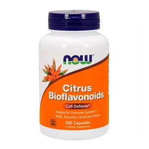 Цитрусові біофлавоноїди Now Foods Citrus Bioflavonoids 700 мг у капсулах №100