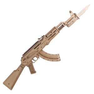 Дерев'яний 3D конструктор Unique JS801 AK 47 (12303-74875)