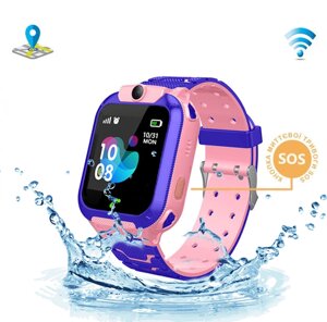 Дитячі розумні смарт годинник c GPS Smart baby watch TD07S + камера Рожевий