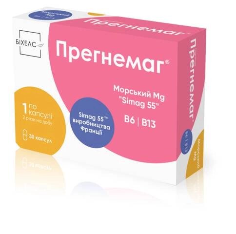 Дієтична добавка Біхелс Прегнемаг капсули №30 (874867) від компанії Придбай - фото 1