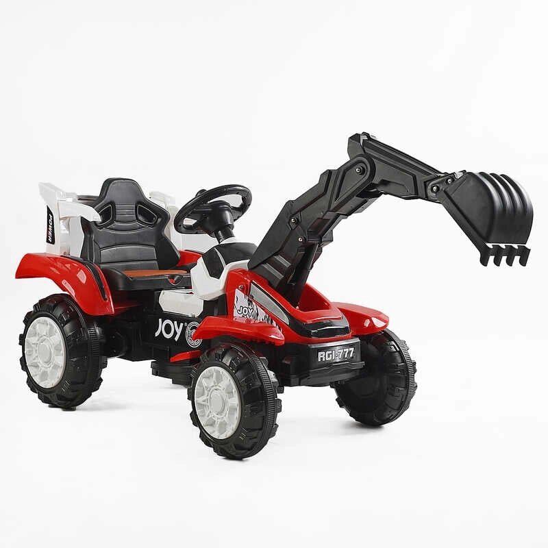 Дитячий електричний трактор Joy Т-571 Червоно-чорний (176348) від компанії Придбай - фото 1