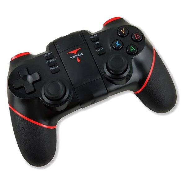 Джойстик ігровий геймпад для телефону Terios T-6 Bluetooth Gamepad для PC/PS3/iOS/Android чорний (1756375716) від компанії Придбай - фото 1