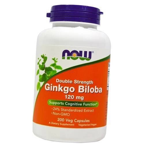 Екстракт Гінкго Білоба Ginkgo Biloba 120 Now Foods 200вегкапс (71128008) від компанії Придбай - фото 1