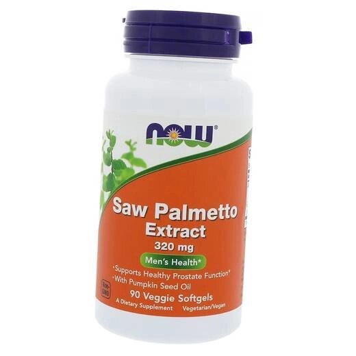 Екстракт З Пальметто Saw Palmetto Extract 320 Now Foods 90вег. гелкапс (71128123) від компанії Придбай - фото 1