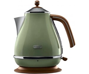 Електрочайник DeLonghi KBOV 2001. GR 2000 Вт Зелений